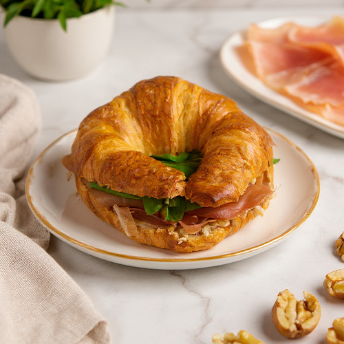 Croissant Jamón Serrano, 185 g, Tremus