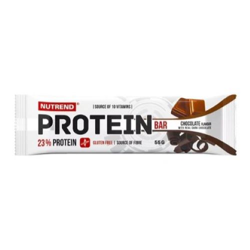 Barra de Proteina Bar Sabor Chocolate 55 gr marca Nutrend