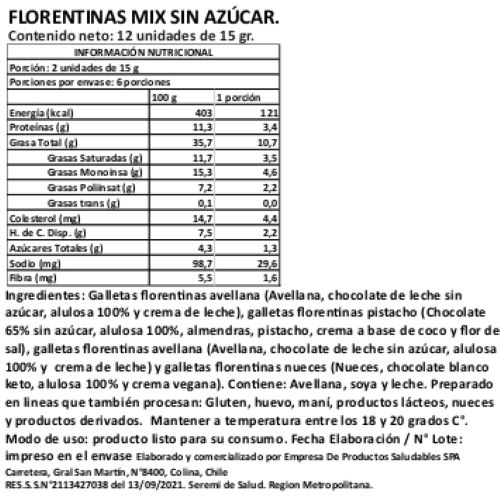 Mix de Galletas Florentinas Keto, Sin Azúcar Añadida, 180 g, Tremus - Imagen 4