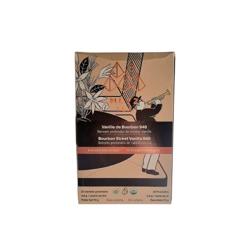 Té Rooibos Orgánico Sabor Vainilla 25 Sobres 70 gr Marca Metz Tea