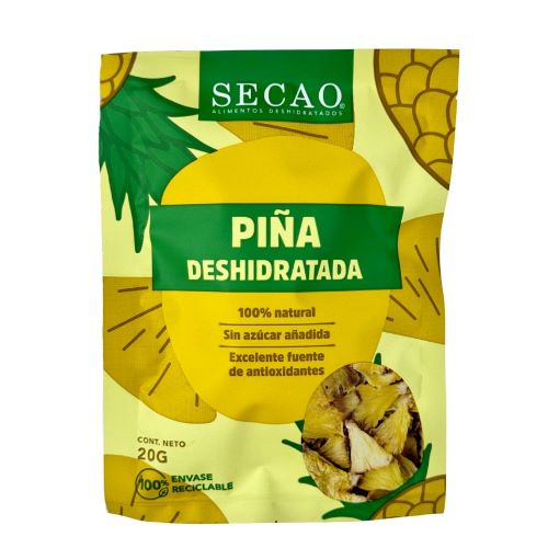 Piña Deshidratada 20 Gr Marca Secao 1 Piña Deshidratada 20 Gr Marca Secao