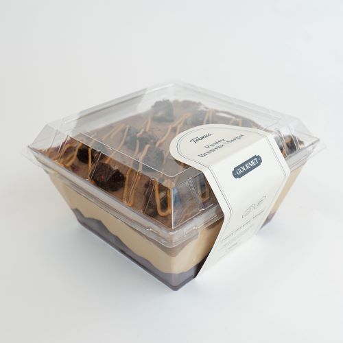 Postre de Brownie Manjar, Sin Azúcar Añadida, 1000 g, Tremus