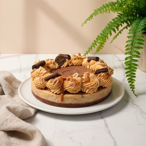 Cheesecake Estilo Snickers Keto, Sin Azúcar Añadida, 1500 g, Tremus