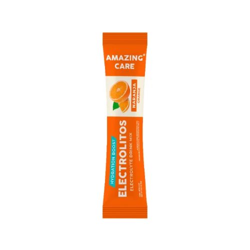 Sachet de Electrolito en Polvo Sabor Naranja 6gr Marca Amazing Care