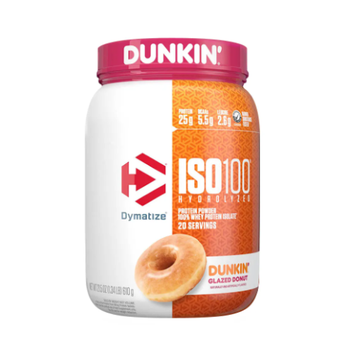 Proteina ISO 100 % Whey Protein Isolate Sabor Glazed Donut 610 Gr. (1,34lb) Marca Dymatize