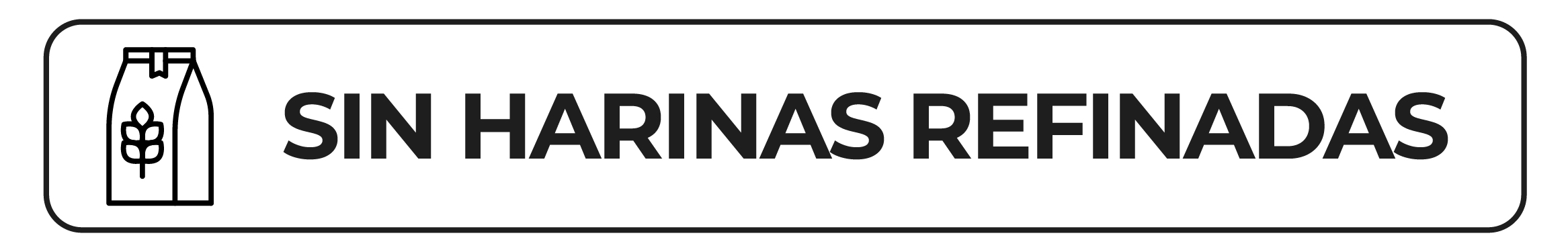 Sin harinas refinadas